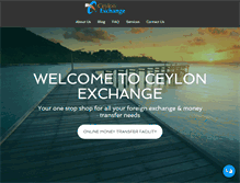 Tablet Screenshot of ceylonexchange.com.au
